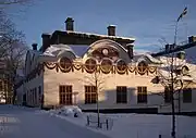 Le château, côté nord-ouest.
