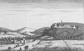 Chartreuse de Coblence, gravure de C. Dupuis, 1789