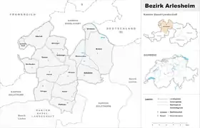 Localisation de District d'Arlesheim