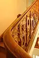 Escalier de palier de style rocaille du XVIIIe&nbsp;siècle