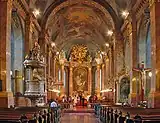L'intérieur de la basilique.