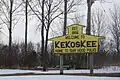 Panneau d'entrée de Kekoskee.