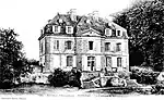 Le château de Kerbalay (construit en 1766) vers 1925 (indiqué à tort situé en Inzinzac par l'auteur de la carte postale).