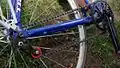 Chaîne et roues dentées sur un vélo.