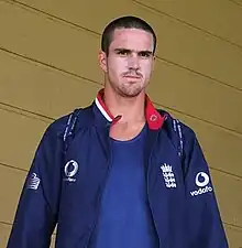 Photographie représentant de Kevin Pietersen en 2006.