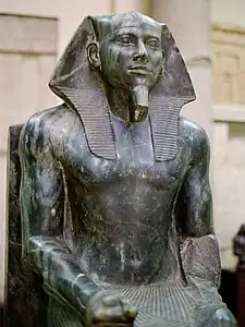 Khéphren - IVe&nbsp;dynastie - Musée égyptien du Caire.
