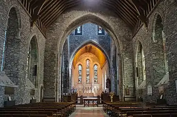 La nef de la cathédrale.
