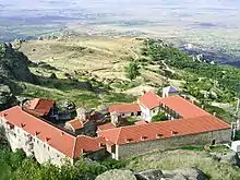 Photographie du monastère d'époque byzantine de Treskavets