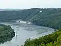 Vue de la centrale de pompage-turbinage de Koepchenwerk