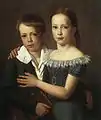 Portrait d'Alwine et Robert Uellenberg (1825)