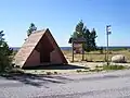 Arrêt de bus.