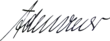 Signature de Konrad Adenauer