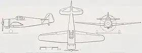 vue en plan de l’avion
