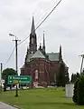 Vue sur l'église.