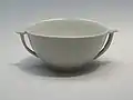 Coupe à vin, porcelaine blanche, H. 4 cm. XVe&nbsp;siècle. Musée national de Corée