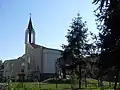 Arrière de l'église.