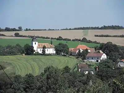 Žďár : église Saint-Venceslas.