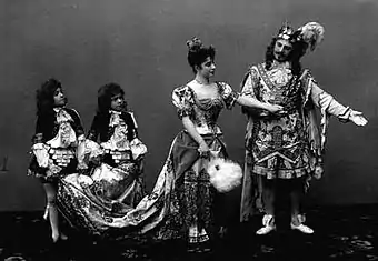 Carlotta Brianza et Paul Gerdt dans La Belle au bois dormant