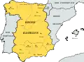 Le León au sein de la Couronne de Castille en 1492.