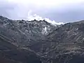 Le mont Iō vu de Chōjabaru