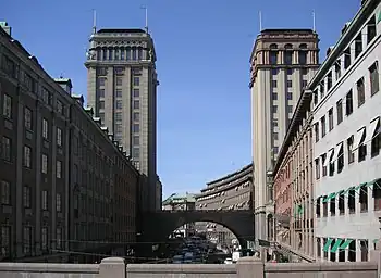Les deux tours Kungstornen.