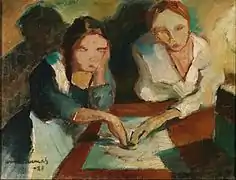 Séance de spiritisme.