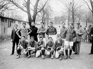Photo d'une équipe de football