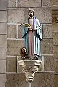 Statue de saint Mammès.