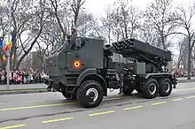 LAROM durant une parade militaire lors de la journée nationale roumaine