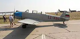 Vue de l'avion.