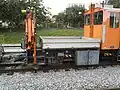 Vue avant du locotracteur Tm 2/2 2.