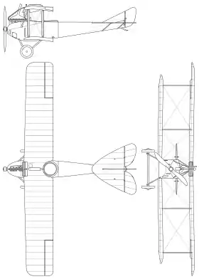 vue en plan de l’avion