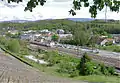 La Plaine et sa gare en 2012.