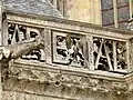 Balustrade de la chapelle d'axe