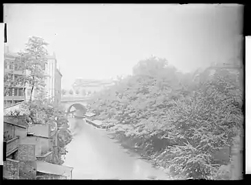 La Garonnette au début du XXe siècle, photographie d'Eugène Trutat conservée au muséum de Toulouse.