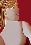 La jeune fille en rouge de Rémy Ryan Richards, 2012.