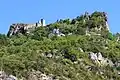 Le village vu de la Dourbie - 2021.