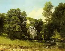 Gustave Courbet, Le Ruisseau de la Brême (1865), musée des beaux-arts et d'archéologie de Besançon