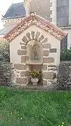 Vestiges conservés de l'ancienne église.