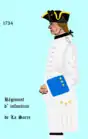 régiment de La Sarre de 1734 à 1757