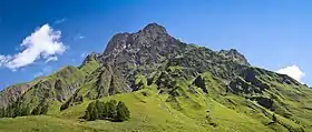 La Tsavre vue depuis le hameau de Ferret à l'ouest.