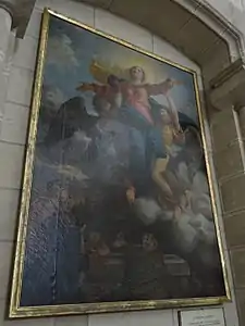 Tableau de la Vierge de l'assomption peint par Jean-Jacques Lagrenée.