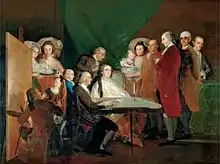 La Famille de l'infant don Luis, toile de Francisco Goya (1784)