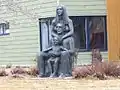 La famille érigé, rue Saint-Jean-Baptiste ouest à Rimouski