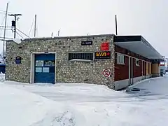 Bâtiment fermé.