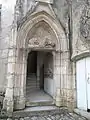 L'entrée de la grande vis (XIVe siècle).