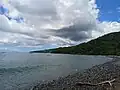 La pointe Botrel vue de l'anse Caraïbe.