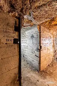 Laboratoire souterrain de « zoologie cavernicole » d'Armand Viré, sous le No 61 de la rue Cuvier.