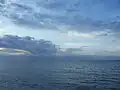 L'Issyk Koul l'été en fin d'après-midi.