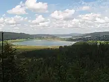 Vue du belvédère des 2 lacs